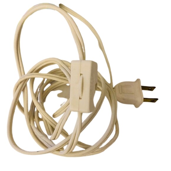 Vintage Ceramic Easter House Lamp Handpainted Bunnies Spring Decor 12x8.5" - Picture 9 of 9